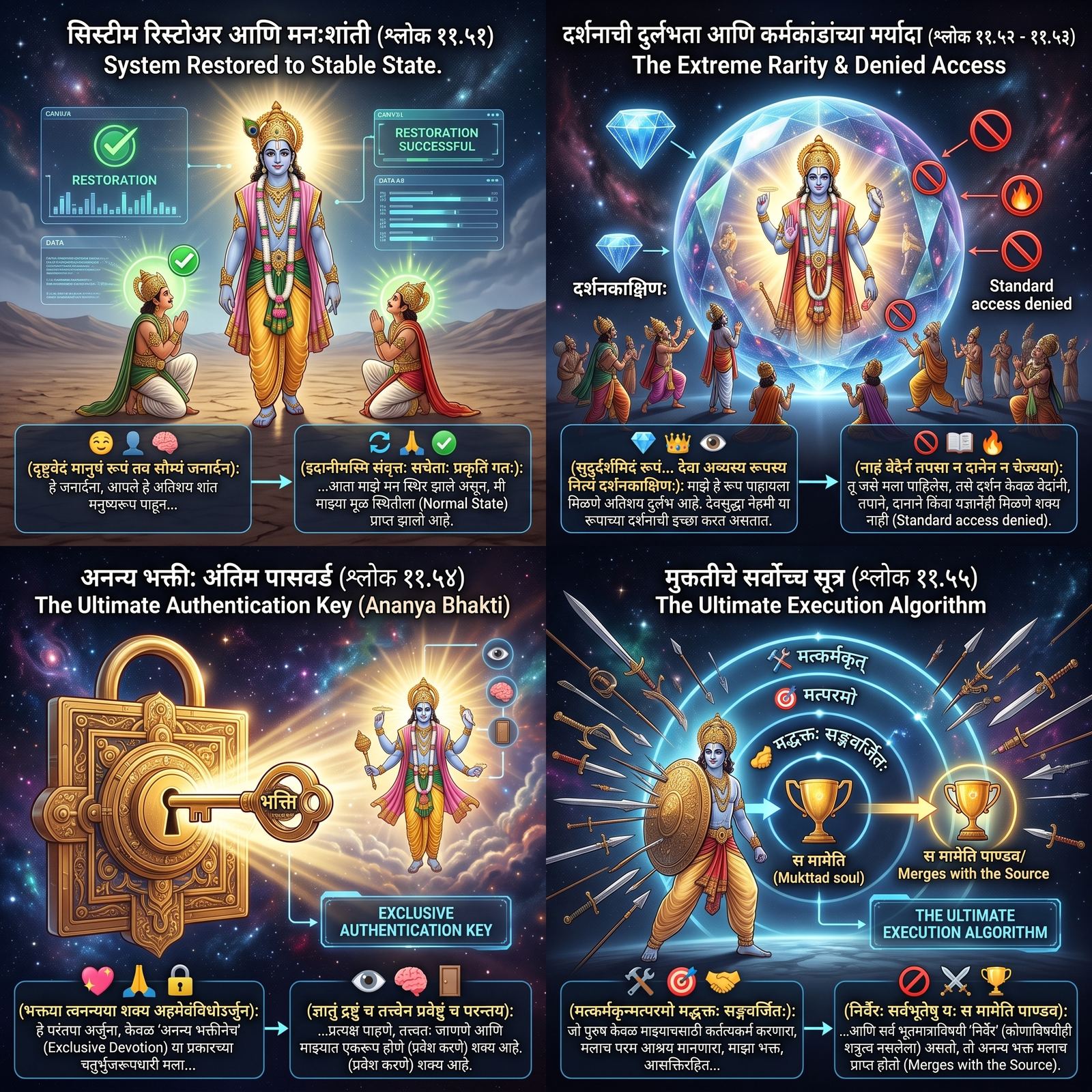 भाग ९ — विश्वरूपदर्शन चित्रण